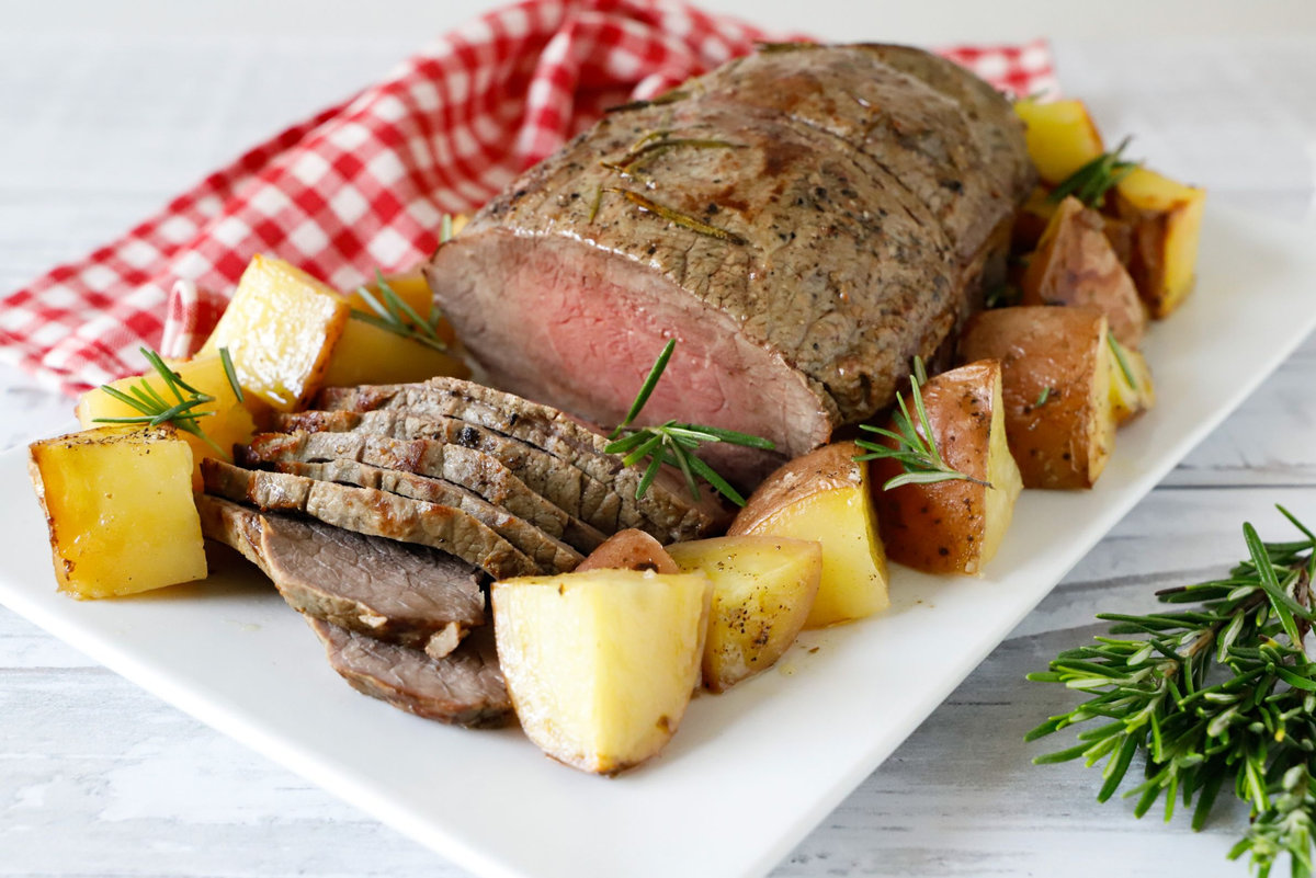 arrosto in pentola con patate